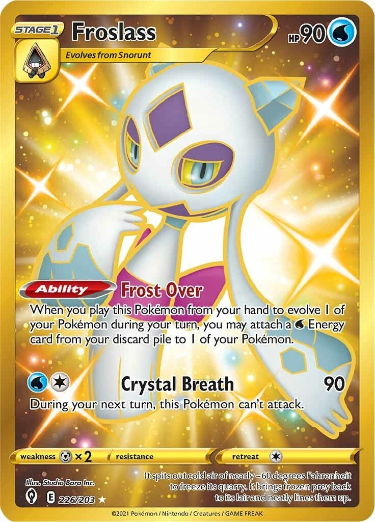 Froslass (Secret) (226/203) (SWSH07: Evolving Skies)