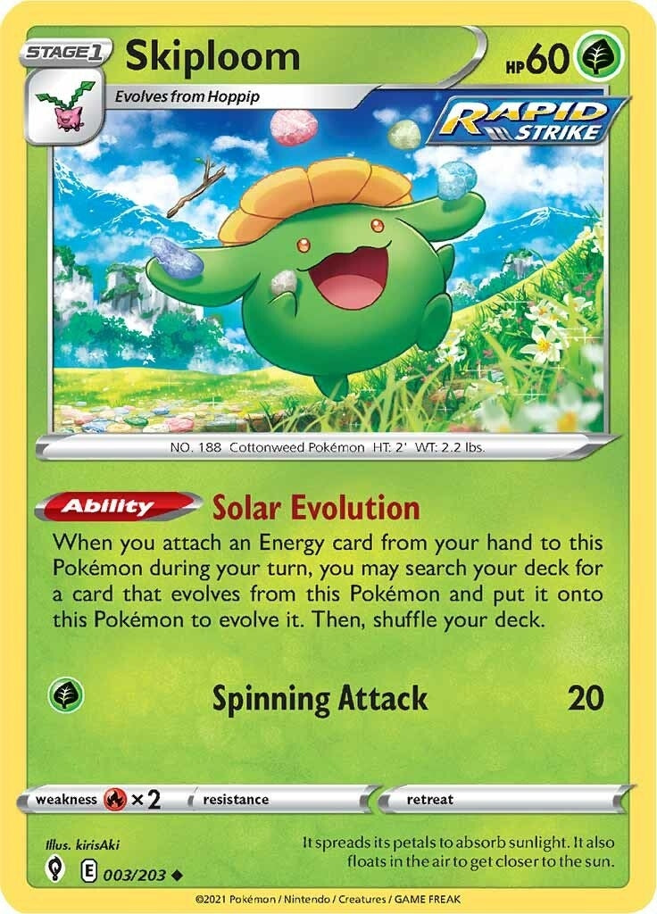 Image for Skiploom (003/203) (SWSH07: Evolving Skies) (SWSH07) - Pokemon