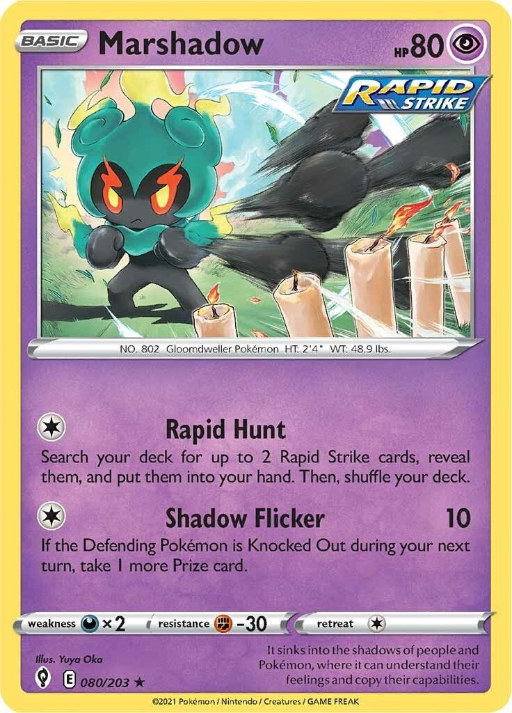 Image for Marshadow (080/203) (SWSH07: Evolving Skies) (SWSH07) - Pokemon