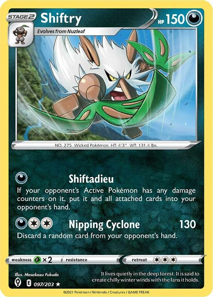 Image for Shiftry (097/203) (SWSH07: Evolving Skies) (SWSH07) - Pokemon