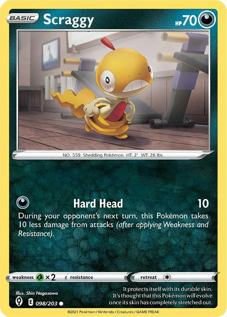 Image for Scraggy (098/203) (SWSH07: Evolving Skies) (SWSH07) - Pokemon
