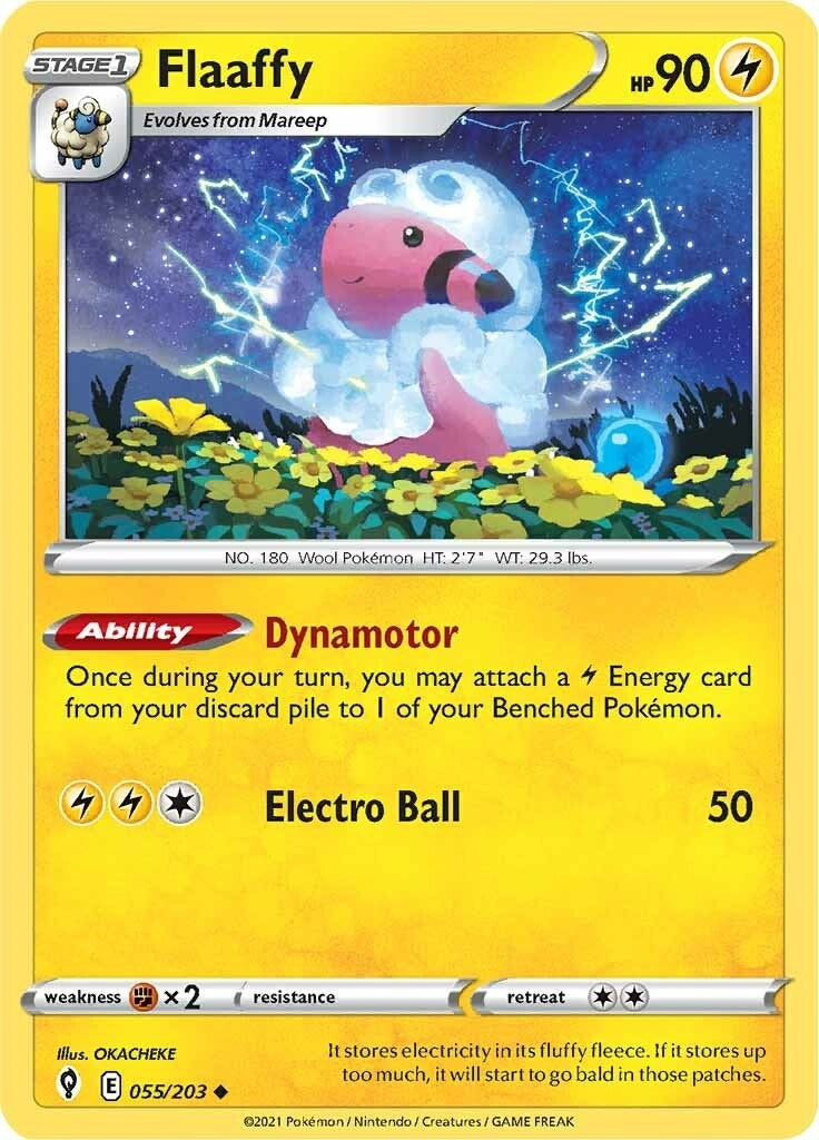 Image for Flaaffy (055/203) (SWSH07: Evolving Skies) (SWSH07) - Pokemon