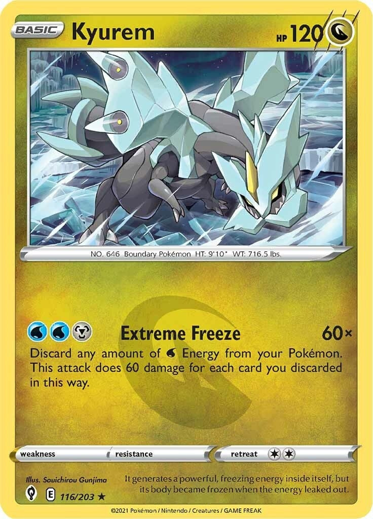 Image for Kyurem (116/203) (SWSH07: Evolving Skies) (SWSH07) - Pokemon