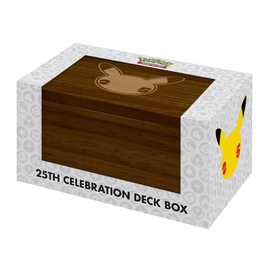 Image for Pokemon 25th Celebration Wooden Deck Box - Deck Boxes
