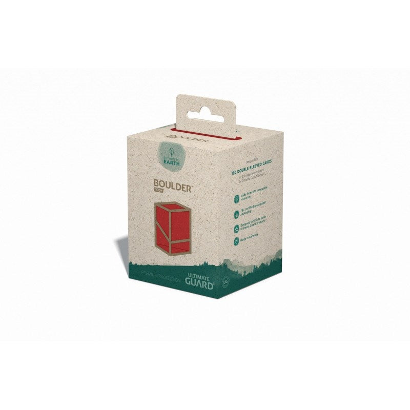 Image for Return to Earth Boulder Deck Case Red - Deck Boxes
