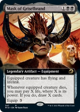 Mask of Griselbrand (Extended Art) (347) (Innistrad: Midnight Hunt)
