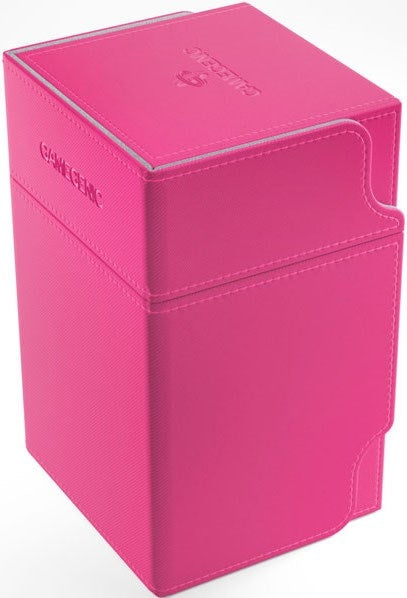 Image for GameGenic Watchtower Convertible Deck Box - Pink (Holds 100+) - Deck Boxes