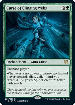 Curse of Clinging Webs (25) (Innistrad: Midnight Hunt)