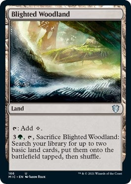Blighted Woodland (166) (Innistrad: Midnight Hunt)