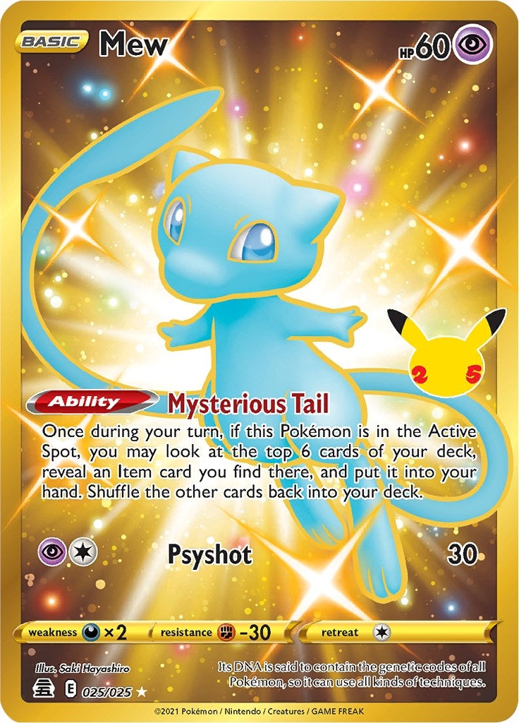 Mew (Secret) (025/025) (Celebrations)