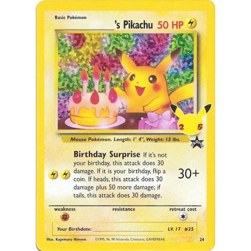 ______'s Pikachu (24/53) (Celebrations: Classic Collection) - PokeBox USA