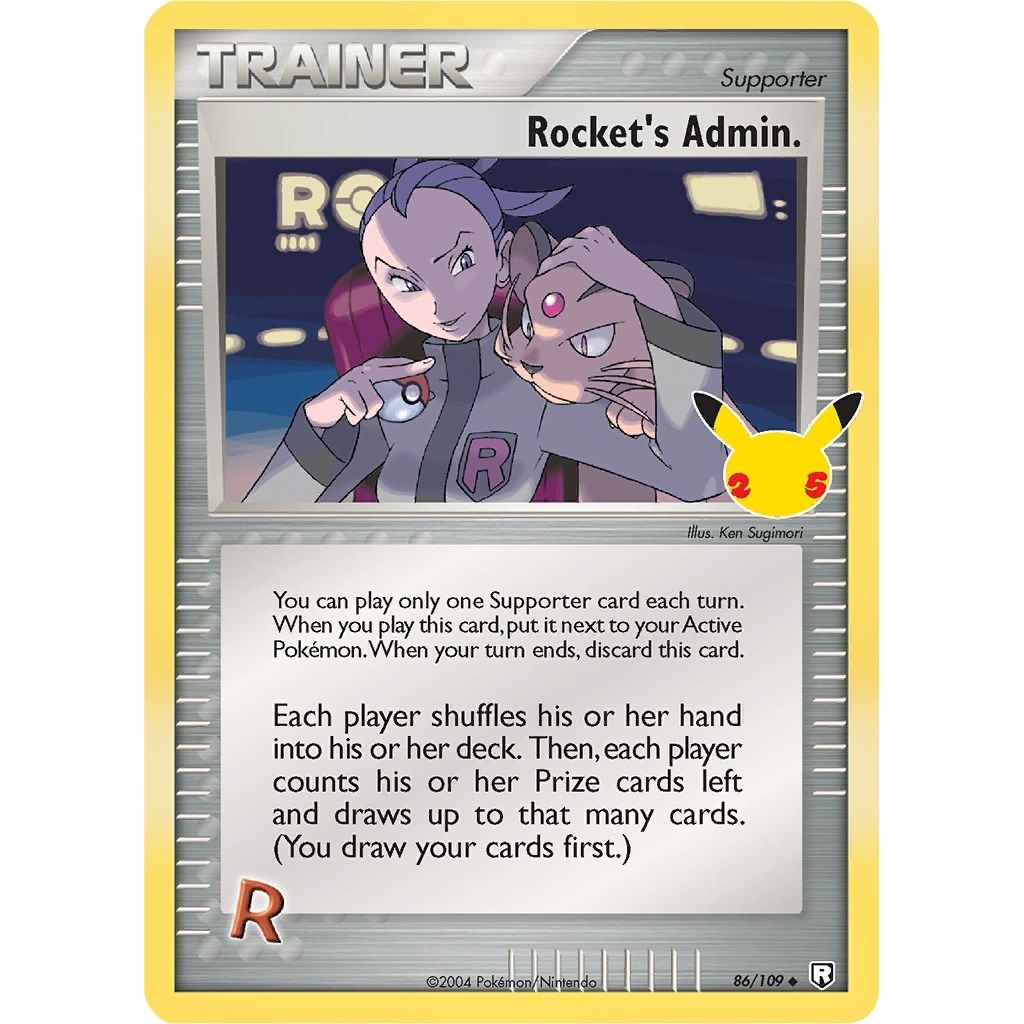 Rocket's Admin. (86/109) (Celebrations: Classic Collection) - PokeBox USA