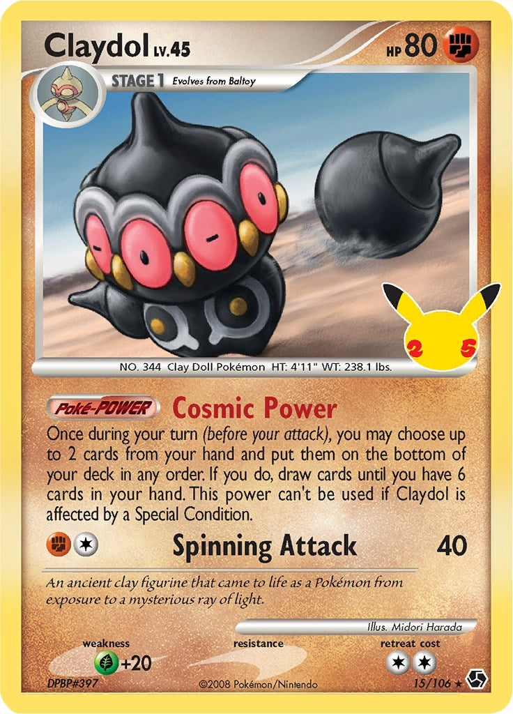 Claydol (15/106) (Celebrations: Classic Collection) - PokeBox USA