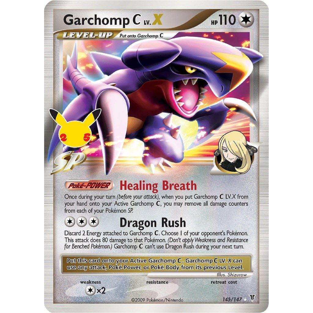 Garchomp C LV.X (145/147) (Celebrations: Classic Collection) - PokeBox USA