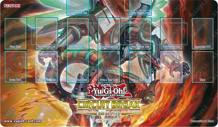 Image for Yu-Gi-Oh! Circuit Break Sneak Peek Promo Game Mat - Borreload Dragon - Playmats