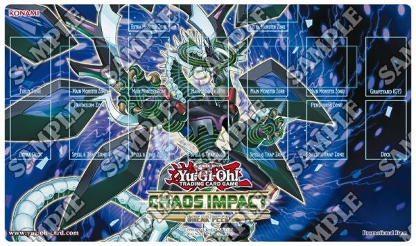 Image for Yu-Gi-Oh! Chaos Impact Sneak Peek Promo Game Mat - Firewall Dragon Darkfluid - Playmats
