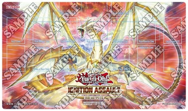 Image for Yu-Gi-Oh! Ignition Assault Sneak Peek Promo Game Mat - Light Dragon @Ignister - Playmats