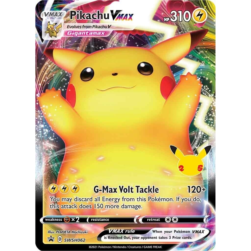 Pikachu VMAX - SWSH062 (SWSH062) (SWSH: Sword & Shield Promo Cards) - PokeBox USA