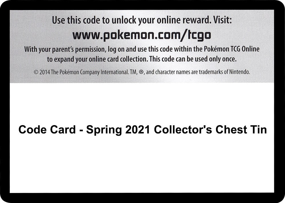 Image for Code Card - Spring 2021 Collector's Chest Tin (SWSH05: Battle Styles) (SWSH05) - Pokemon