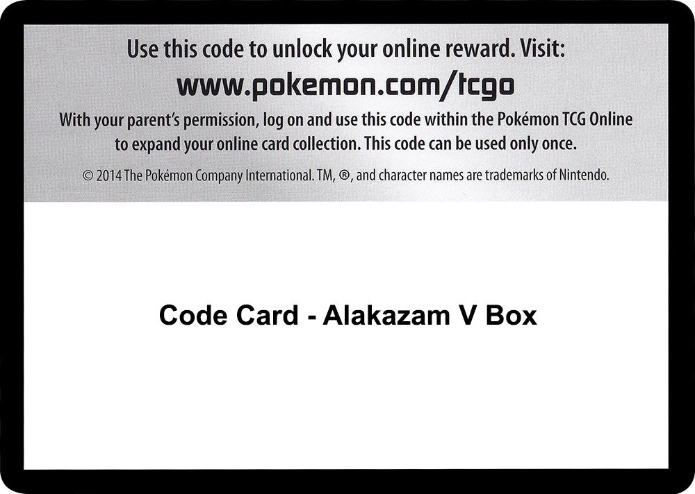 Image for Code Card - Alakazam V Box (SWSH04: Vivid Voltage) (SWSH04) - Pokemon