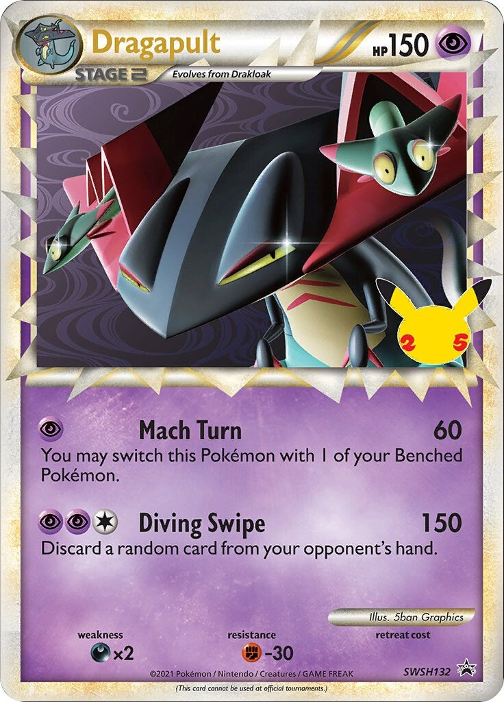 Image for Dragapult (Prime) - SWSH132 (SWSH132) (Jumbo Cards) (PR) - Pokemon
