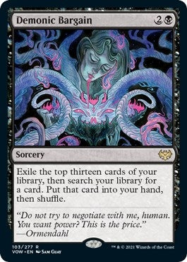 Demonic Bargain (103) (Innistrad: Crimson Vow)