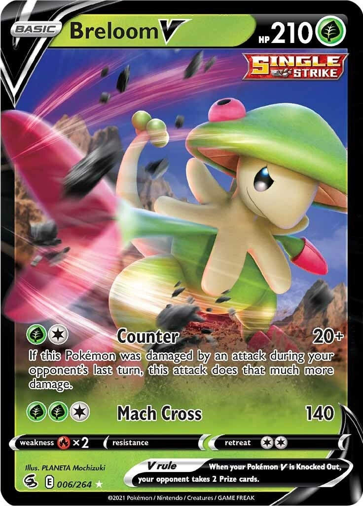 Image for Breloom V (006/264) (SWSH08: Fusion Strike) (SWSH08) - Pokemon