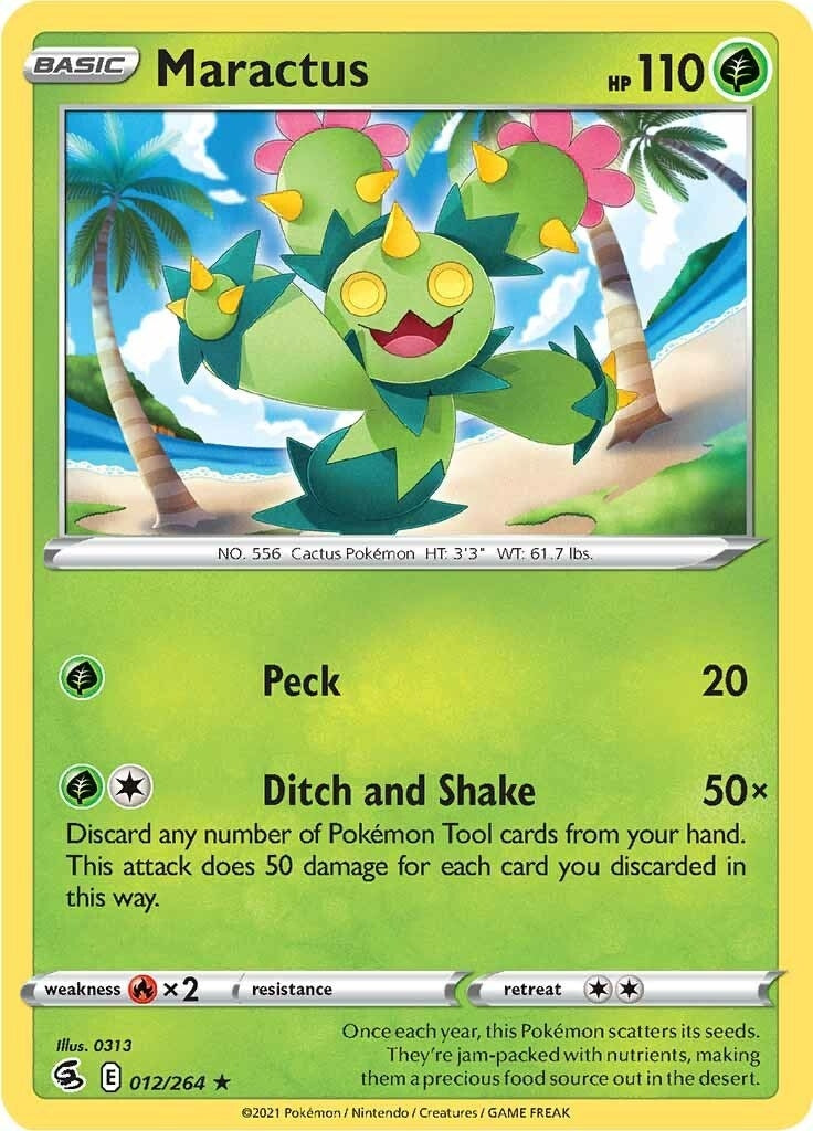 Image for Maractus (012/264) (SWSH08: Fusion Strike) (SWSH08) - Pokemon