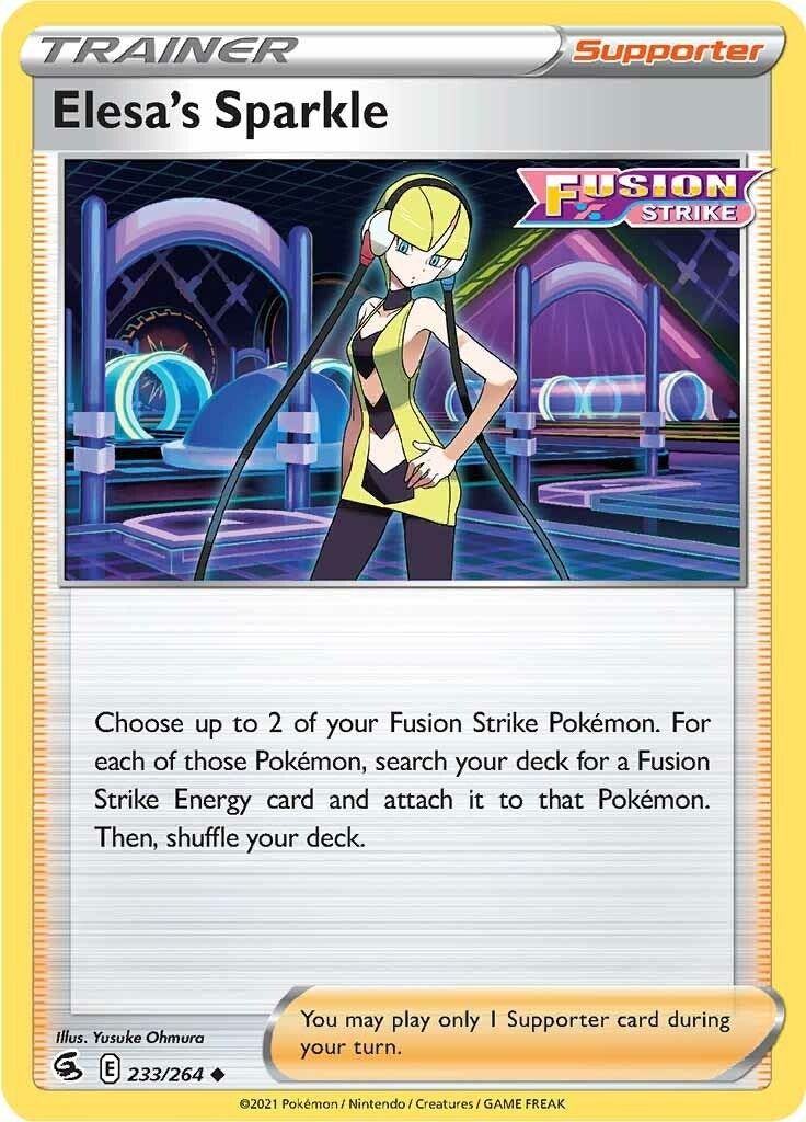 Image for Elesa's Sparkle (233/264) (SWSH08: Fusion Strike) (SWSH08) - Pokemon