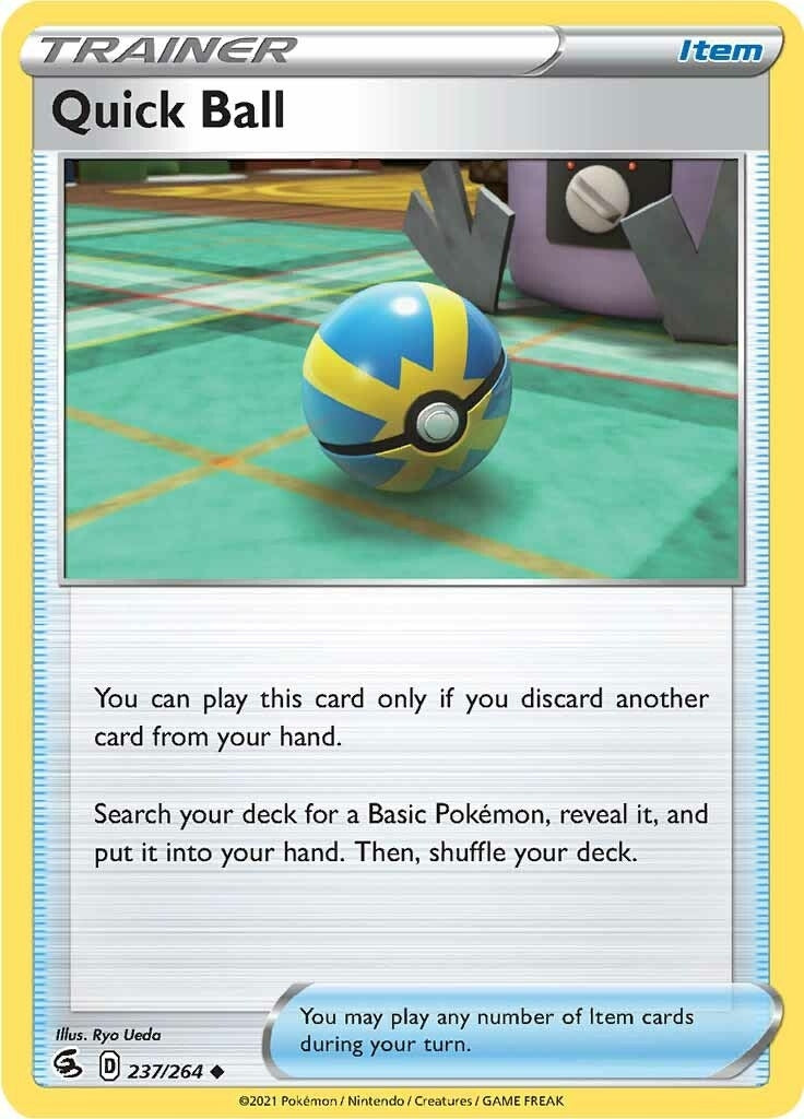 Image for Quick Ball (237/264) (SWSH08: Fusion Strike) (SWSH08) - Pokemon