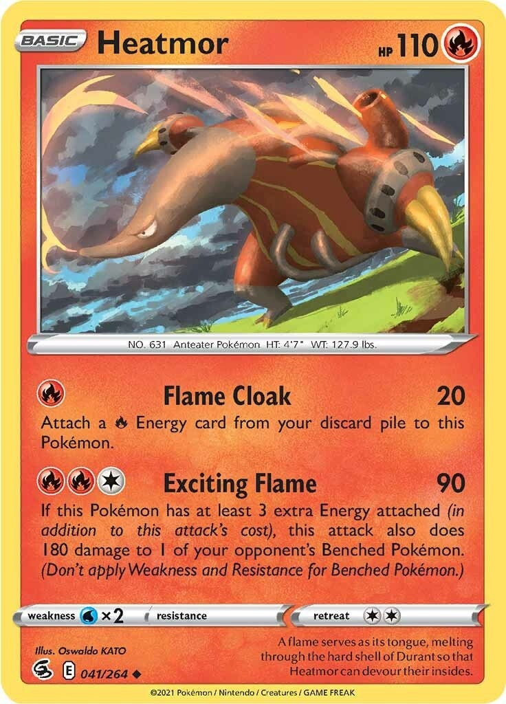 Image for Heatmor (041/264) (SWSH08: Fusion Strike) (SWSH08) - Pokemon