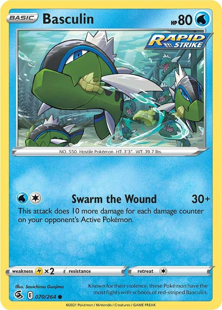 Image for Basculin (070/264) (SWSH08: Fusion Strike) (SWSH08) - Pokemon