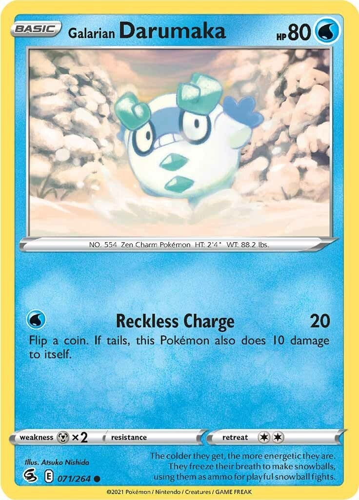 Image for Galarian Darumaka (071/264) (SWSH08: Fusion Strike) (SWSH08) - Pokemon