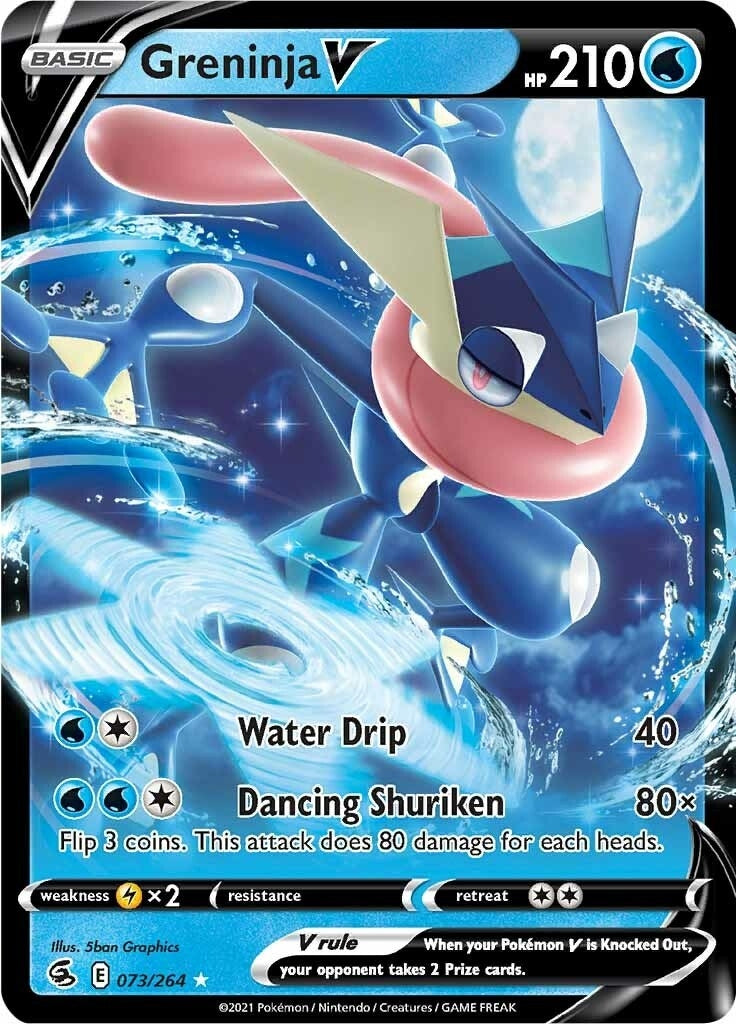 Image for Greninja V (073/264) (SWSH08: Fusion Strike) (SWSH08) - Pokemon