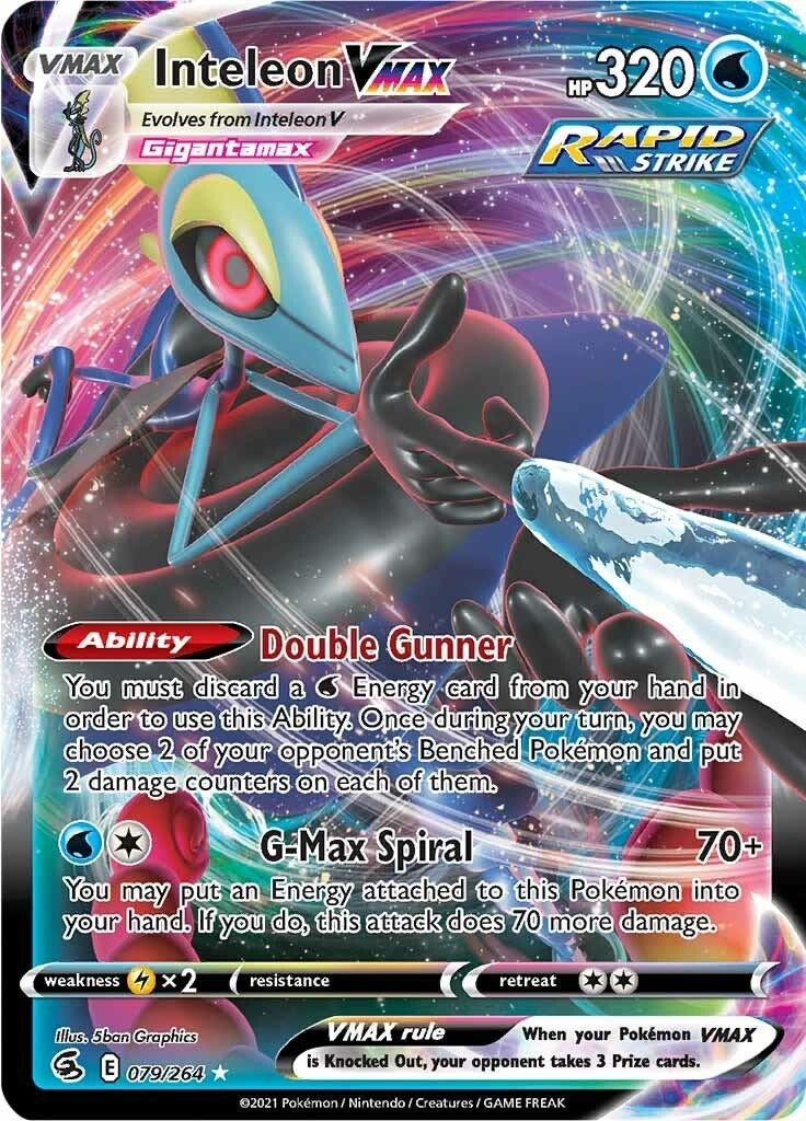 Image for Inteleon VMAX (079/264) (SWSH08: Fusion Strike) (SWSH08) - Pokemon