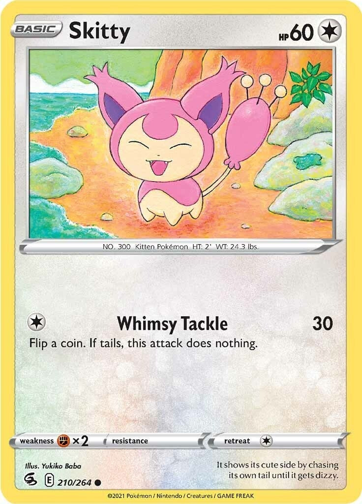 Image for Skitty (210/264) (SWSH08: Fusion Strike) (SWSH08) - Pokemon