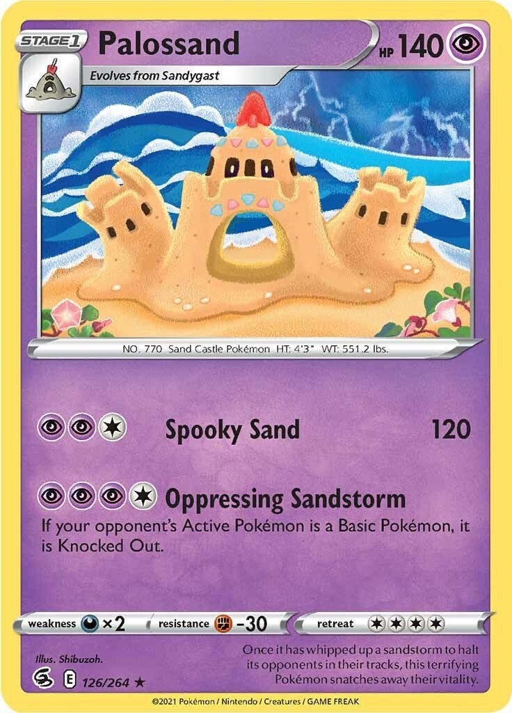 Image for Palossand (126/264) (SWSH08: Fusion Strike) (SWSH08) - Pokemon