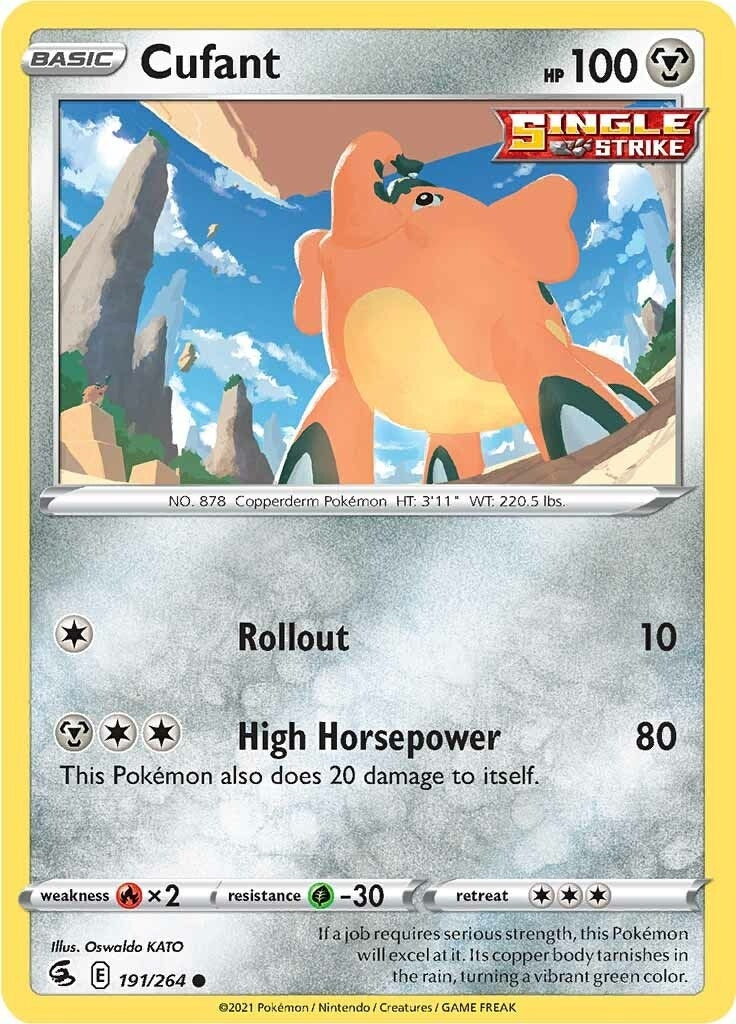 Image for Cufant (191/264) (SWSH08: Fusion Strike) (SWSH08) - Pokemon