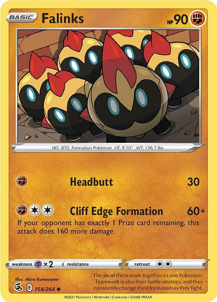 Image for Falinks (154) (154/264) (SWSH08: Fusion Strike) (SWSH08) - Pokemon