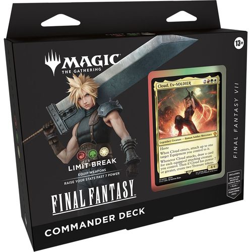 Magic The Gathering | Final Fantasy - Limit Break (Red/Green/White) Commander Deck - PokeBox USA