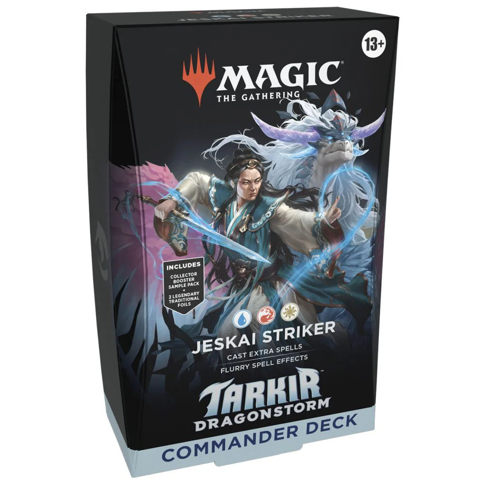 Magic The Gathering | Tarkir: Dragonstorm Commander Deck Display (x5 Full Set) - PokeBox USA