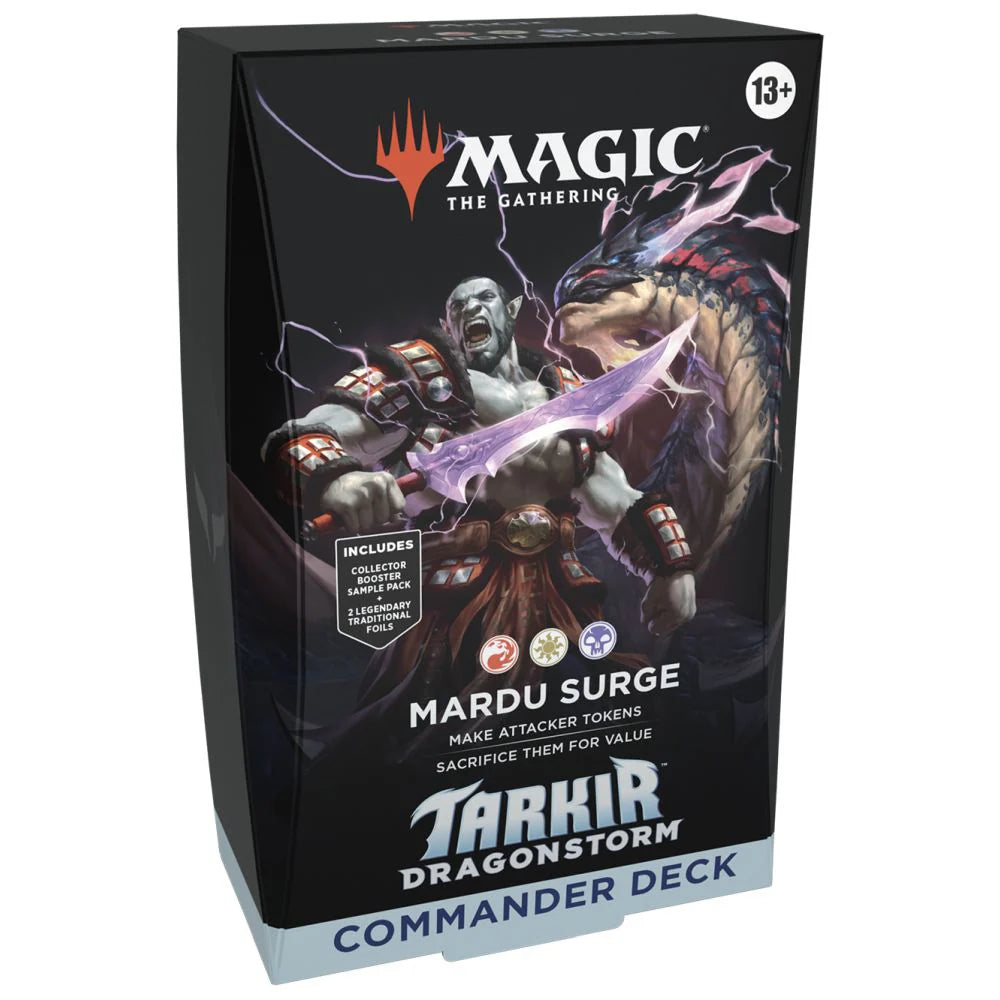 Magic The Gathering | Tarkir: Dragonstorm Commander Deck Display (x5 Full Set) - PokeBox USA