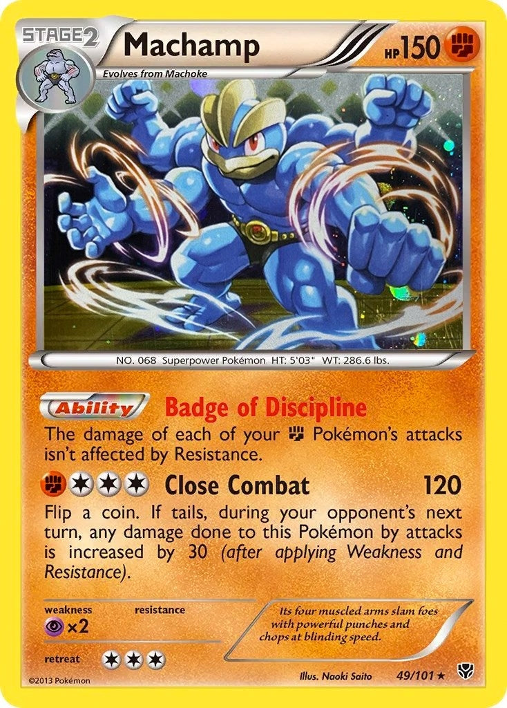 Image for Machamp - 49/101 (Cosmos Holo) (049/101) (Blister Exclusives) (BLE) - Pokemon