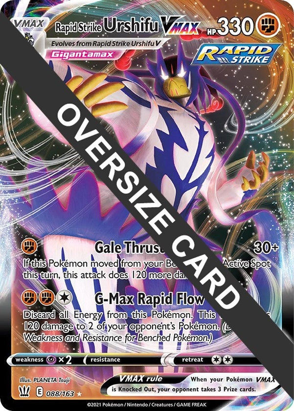 Image for Rapid Strike Urshifu VMAX (088/163) (Jumbo Cards) (PR) - Pokemon