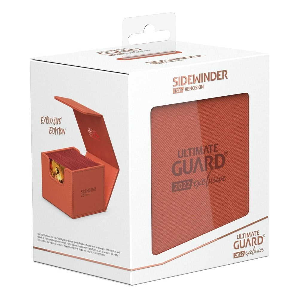 Image for SideWinder XenoSkin 133+ Monocolor Deck Case - Dark Orange - Deck Boxes
