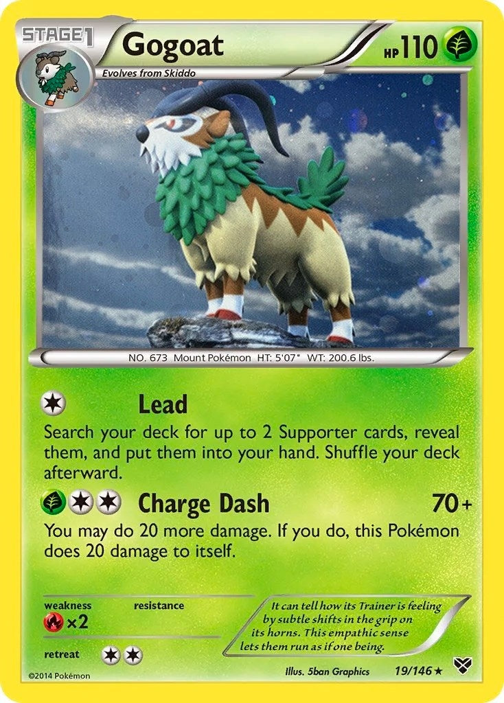 Image for Gogoat - 19/146 (Cosmos Holo) (019/146) (Blister Exclusives) (BLE) - Pokemon