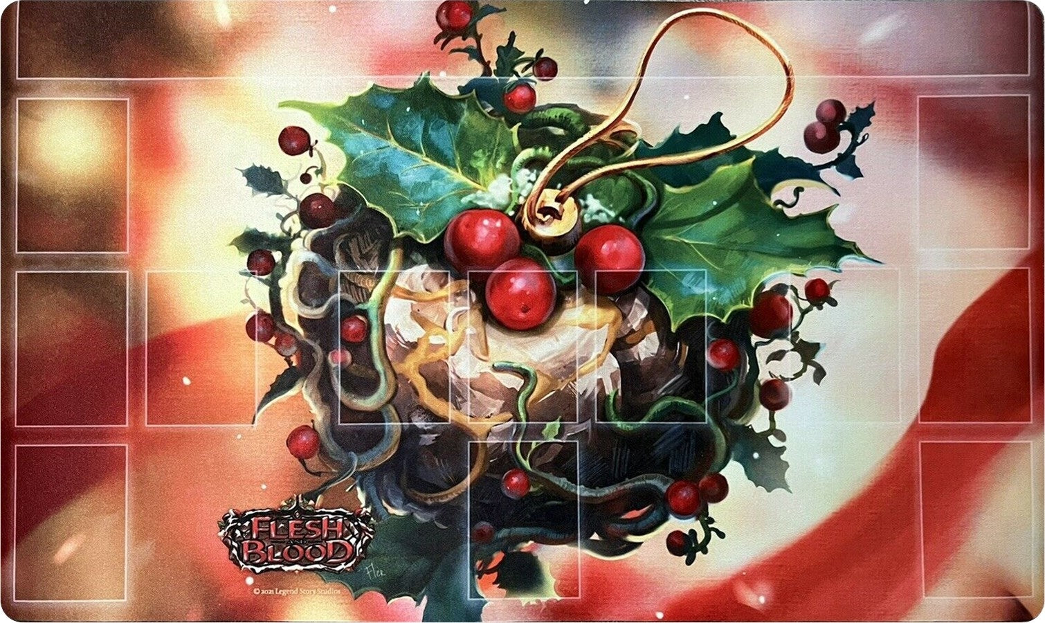 Image for 2021 Holiday Playmat - Cracked Bauble - Playmats