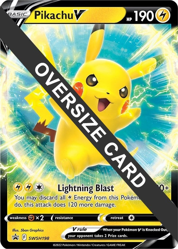 Image for Pikachu V - SWSH198 (SWSH198) (Jumbo Cards) (PR) - Pokemon
