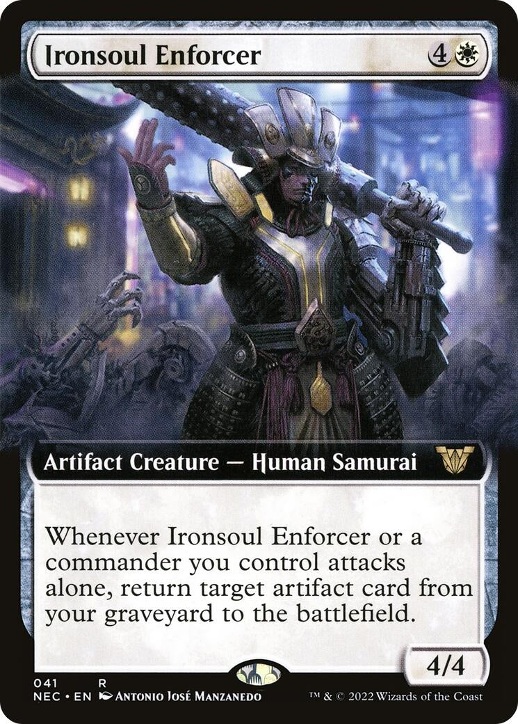 Ironsoul Enforcer (Extended Art) (41) (Kamigawa: Neon Dynasty)