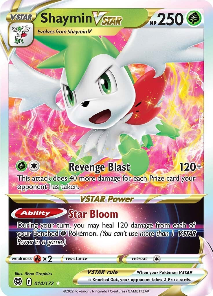 Shaymin VSTAR (014/172) (SWSH09: Brilliant Stars) - PokeBox USA